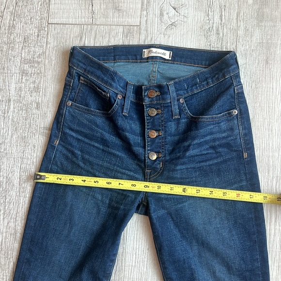 Madewell 9” High-Rise Skinny Jean Women’s Size 27 Button Fly - Picture 9 of 13